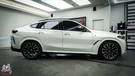 BMW X6 30D 출고! 전체 무광 PPF, 바이올렛 썬팅, 윈드쉴드 시공. 유쉴드 천안 본사. / 충남 천안