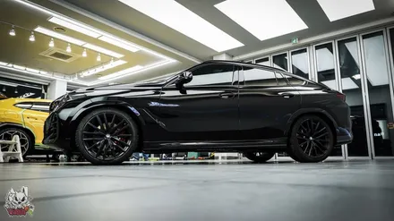 흑간지, 진정한 블랙은 이래야 합니다. BMW X6 전체 블랙 PPF 시공. 천안 유쉴드 본사. / 충남 천안