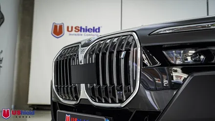 BMW i7. 전체 무광PPF, 유쉴드 바이올렛 썬팅, 윈드쉴드 및 루프가드 열차단PPF 천안 토끼아빠 시공 후기. / 충남 천안