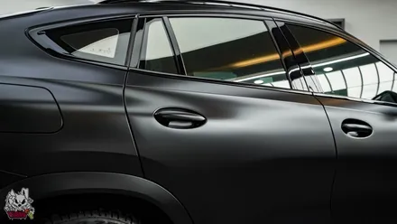 BMW X6 카본 블랙은 블랙이 아닙니다. 진정한 블랙을 위한 무광 전체 컬러 PPF 시공. 유쉴드 천안 본사. / 충남 천안