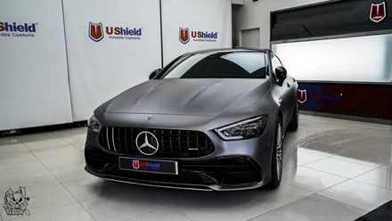 벤츠 GT 43 AMG. 전체 무광 PPF 작업 후 추가 전체 랩핑 시공!ㆍAX 필름. / 충남 천안