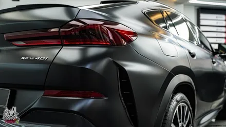 BMW X6 카본 블랙은 블랙이 아닙니다. 진정한 블랙을 위한 무광 전체 컬러 PPF 시공. 유쉴드 천안 본사. / 충남 천안