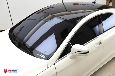 벤츠 CLS63 AMG 유쉴드 바이올렛 썬팅 재시공 / 충남 천안
