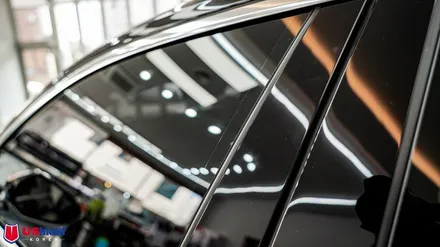 BMW 7시리즈 740D. 전체 PPF, 유쉴드 바이올렛, 스카이 썬팅 시공. / 충남 천안
