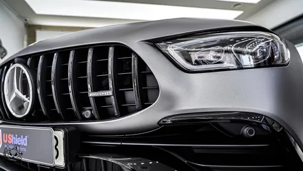 벤츠 GT 43 AMG. 전체 무광 PPF 작업 후 추가 전체 랩핑 시공!ㆍAX 필름. / 충남 천안
