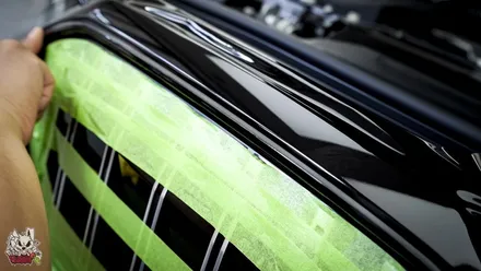 BMW 5시리즈 그릴 블랙PPF 크롬죽이기 랩핑, 천안 토끼아빠. / 충남 천안