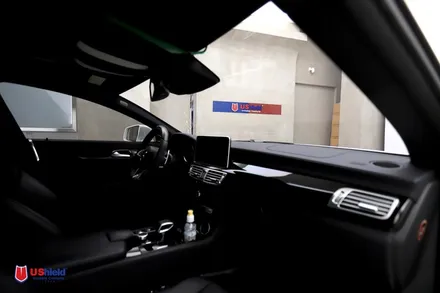 벤츠 CLS63 AMG 유쉴드 바이올렛 썬팅 재시공 / 충남 천안