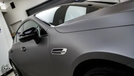 벤츠 GT 43 AMG. 전체 무광 PPF 작업 후 추가 전체 랩핑 시공!ㆍAX 필름. / 충남 천안