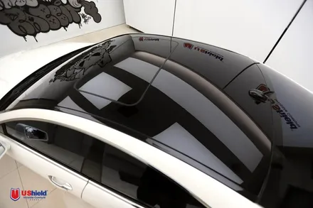 벤츠 CLS63 AMG 유쉴드 바이올렛 썬팅 재시공 / 충남 천안