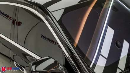 BMW 7시리즈 740D. 전체 PPF, 유쉴드 바이올렛, 스카이 썬팅 시공. / 충남 천안
