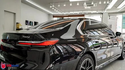 BMW 7시리즈 740D. 전체 PPF, 유쉴드 바이올렛, 스카이 썬팅 시공. / 충남 천안