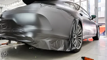 벤츠 GT 43 AMG. 전체 무광 PPF 작업 후 추가 전체 랩핑 시공!ㆍAX 필름. / 충남 천안