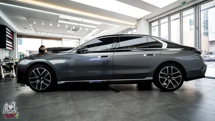 BMW 7시리즈 비닐프로그 고광택 투톤 랩핑, 듀오톤 시공. 유쉴드 천안 본사. / 충남 천안