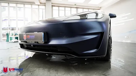 모델3 퍼포먼스 마린 블루 전체 무광PPF, 유쉴드 스카이 썬팅 시공. 유쉴드 천안 본사. / 충남 천안