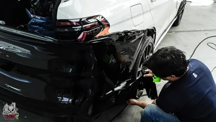 BMW X7 화이트에서 블랙으로, 천안 전체PPF 블랙PPF 컬러체인지┃유쉴드 본사 / 충남 천안