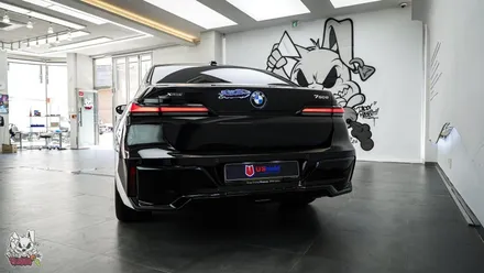 BMW 7시리즈 750e 하이브리드 전체PPF, 썬팅, 윈드쉴드, 크롬죽이기 등 천안 유쉴드 본사 풀패키지 시공. / 충남 천안