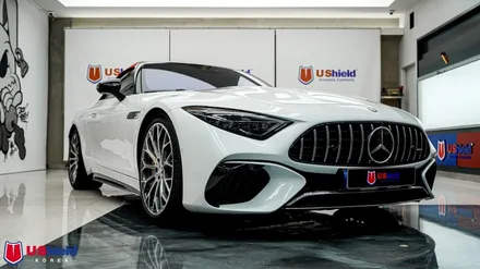 벤츠 SL 63 AMG. 실내 & 전체PPF, 유쉴드 스카이 썬팅, 윈드쉴드 시공. 천안토끼아빠. / 충남 천안