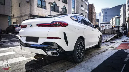 BMW X6 30D 출고! 전체 무광 PPF, 바이올렛 썬팅, 윈드쉴드 시공. 유쉴드 천안 본사. / 충남 천안