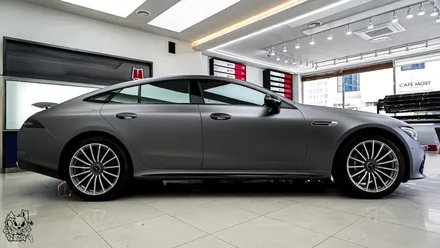 벤츠 GT 43 AMG. 전체 무광 PPF 작업 후 추가 전체 랩핑 시공!ㆍAX 필름. / 충남 천안