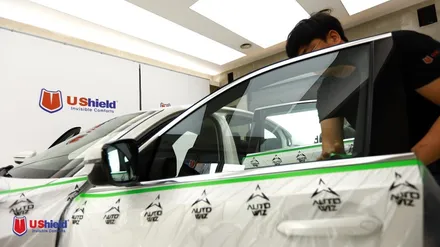 bmw 3시리즈 320i 유쉴드 바이올렛 썬팅 / 충남 천안
