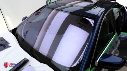BMW5시리즈 바이올렛 자동차썬팅 후기 - 유쉴드 천안 본사 / 충남 천안