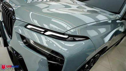 BMW X7 40i 프론트 전체, 도어 PPF, 유쉴드 스카이 썬팅, 크롬죽이기 천안 랩핑 시공! / 충남 천안