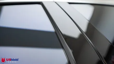 벤츠 S클래스 S350D. 유쉴드 바이올렛 썬팅, 전체 PPF, 윈드쉴드 시공 2년 후. / 충남 천안