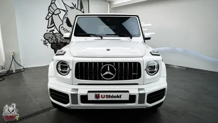 벤츠 지바겐 G63 AMG 윈드쉴드. 박리없이 견고한 엑소쉴드 시공! 천안 토끼아빠. / 충남 천안