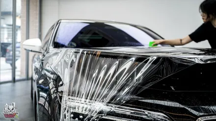 BMW 7시리즈 비닐프로그 고광택 투톤 랩핑, 듀오톤 시공. 유쉴드 천안 본사. / 충남 천안