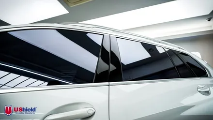BMW X7 바이올렛 썬팅, 엑소쉴드 윈드쉴드, PPF 시공. 유쉴드 천안 본사. / 충남 천안