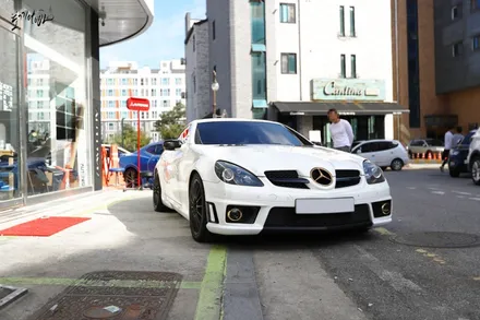 벤츠SLK55AMG - 이곳, 훼손..? / 충남 천안