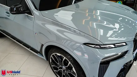BMW X7 40i 프론트 전체, 도어 PPF, 유쉴드 스카이 썬팅, 크롬죽이기 천안 랩핑 시공! / 충남 천안