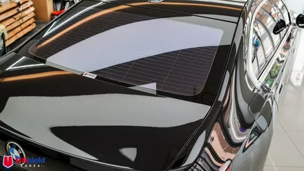 BMW 7시리즈 740D. 전체 PPF, 유쉴드 바이올렛, 스카이 썬팅 시공. / 충남 천안