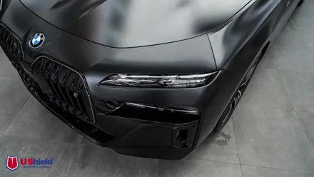 BMW 7시리즈 i7 윈드쉴드, 무광 PPF 재시공. 유쉴드 천안 본사. / 충남 천안