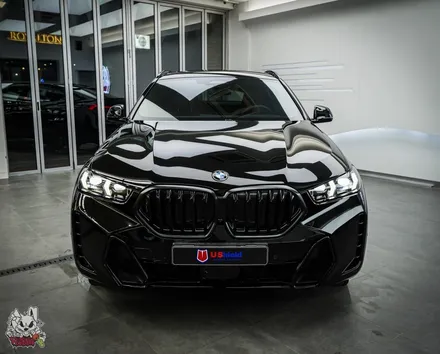 BMW X6 카본 블랙은 블랙이 아닙니다. 진정한 블랙을 위한 무광 전체 컬러 PPF 시공. 유쉴드 천안 본사. / 충남 천안
