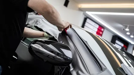 벤츠 GT 43 AMG. 전체 무광 PPF 작업 후 추가 전체 랩핑 시공!ㆍAX 필름. / 충남 천안