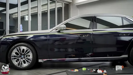 BMW 7시리즈 \'진리\' 의 듀오톤 투톤 랩핑! 천안 토끼아빠.. / 충남 천안