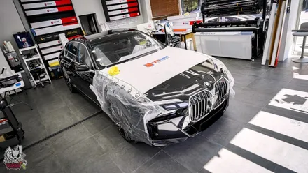 BMW 7시리즈 듀오톤 투톤 랩핑, 유쉴드 바이올렛 썬팅. 아산 청주 평택 수원. / 충남 천안