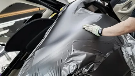 벤츠 GT 43 AMG. 전체 무광 PPF 작업 후 추가 전체 랩핑 시공!ㆍAX 필름. / 충남 천안