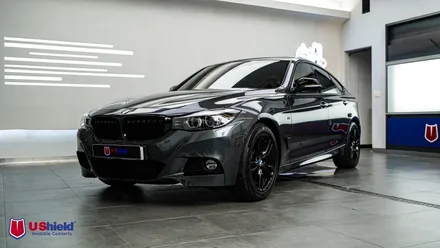 BMW 3 시리즈 GT 유쉴드 고스트 썬팅, 루프스킨 블랙 PPF 시공. 유쉴드 천안 본사. / 충남 천안