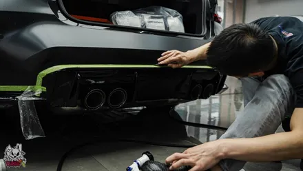 BMW M3 컴페티션 전체 무광 PPF 시공. 유쉴드 천안 본사. / 충남 천안
