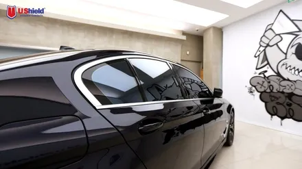 bmw 530i 스타일리쉬한 자동차썬팅 유쉴드 바이올렛 시공 / 충남 천안
