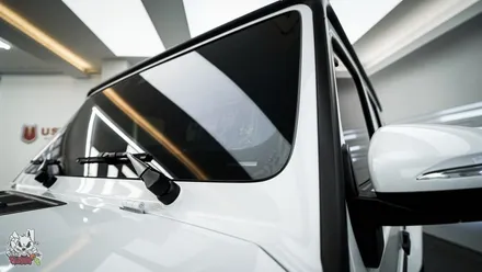 벤츠 지바겐 G63 AMG 윈드쉴드. 박리없이 견고한 엑소쉴드 시공! 천안 토끼아빠. / 충남 천안