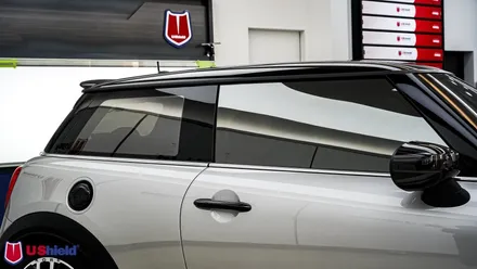 자동차 틴팅 필름 추천, BMW 미니쿠퍼 JCW 유쉴드 고스트 : 블랙 다이아몬드 추천 윈도 틴팅 시공. / 충남 천안