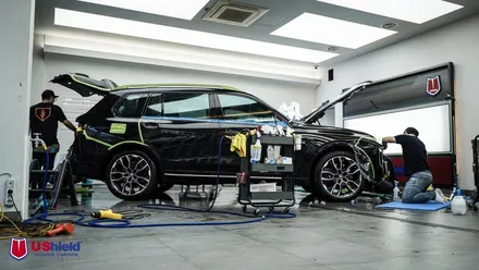 BMW X7. 유쉴드 스킨프로 전체 PPF, 어비스 썬팅, 크롬죽이기. 천안 유쉴드 본사. / 충남 천안