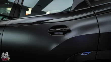 BMW XM 진리의 흑간지, 사틴 블랙 전체 랩핑. 천안 유쉴드 본사. / 충남 천안