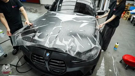 BMW M3 컴페티션 전체 무광 PPF 시공. 유쉴드 천안 본사. / 충남 천안