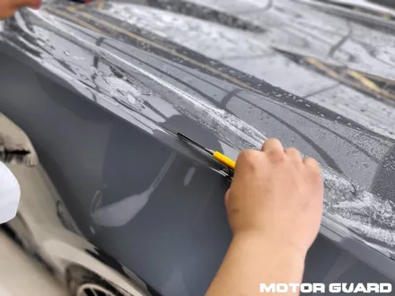 대전 BMW M5 사고 후 손상 된 PPF와 카바차 유광 PPF 재시공 작업! / 동구 가양동