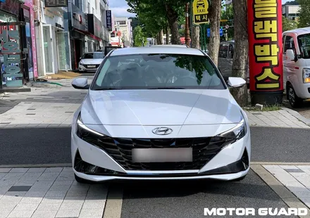 아반떼 CN7 폴라화이트 대전 신차검수,신차패키지 한 번에 해결한 올인원 패키지 시공후기! / 동구 가양동