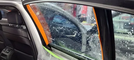 BMW 528i 썬팅 레전드 MR 블루반사필름 시공 후기~^^ / 동구 가양동